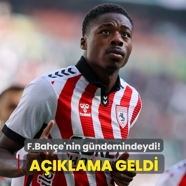 Fenerbah�e'nin g�ndemindeydi! Samsunspor'dan Anthony Musaba i�in a��klama geldi