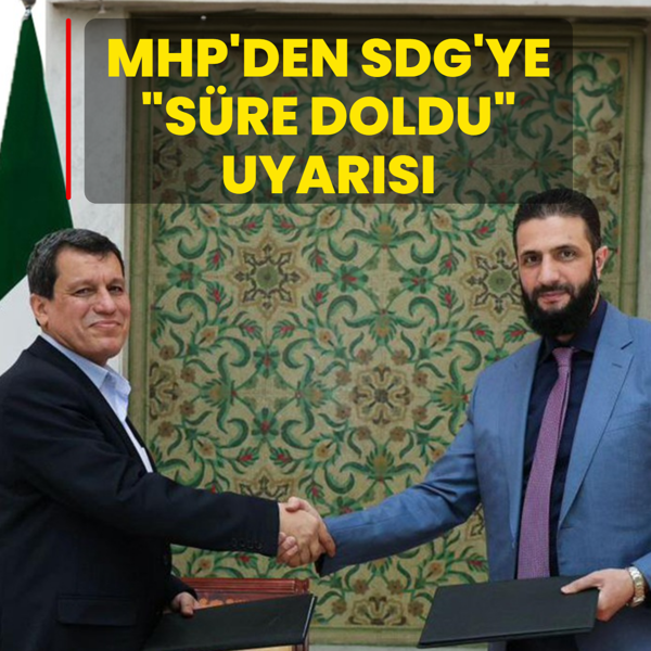 MHP'den SDG'ye �s�re doldu� uyar�s�