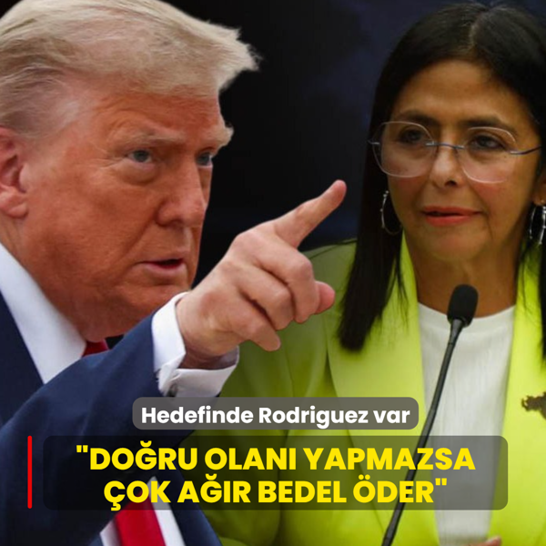 Trump'�n yeni hedefinde Rodriguez var: Do�ru olanlar� yapmazsa �ok a��r bedel �der