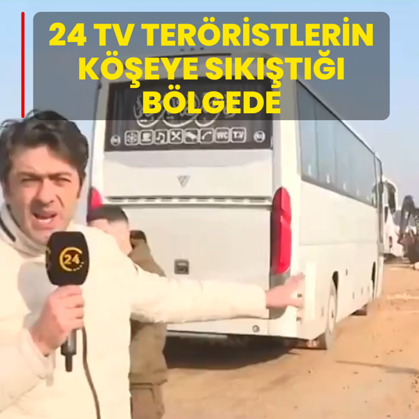 24 TV Halep'te ter�ristlerin nakledilece�i hatt� g�r�nt�ledi