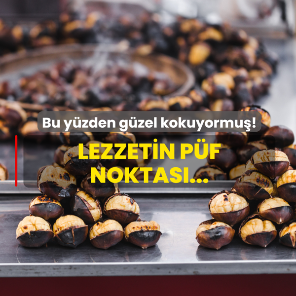 Sokakta sat�lan kestaneler me�er bu y�zden g�zel kokuyormu�! P�f noktas��