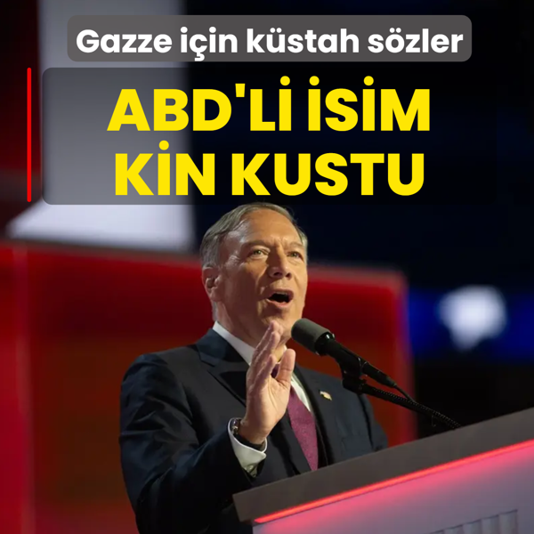 Gazze hakk�nda k�stah s�zler! ABD'li isim kin kustu