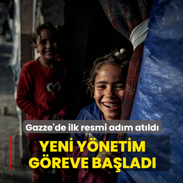 Gazze'de yeni y�netim g�reve ba�lad�! �lk resmi ad�m at�ld�