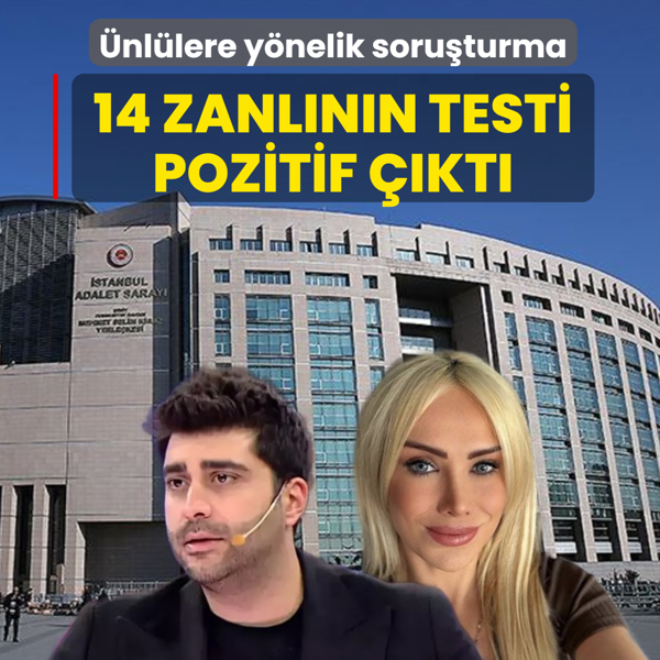 �nl�lere y�nelik soru�turma: 14 zanl�n�n testi pozitif ��kt�