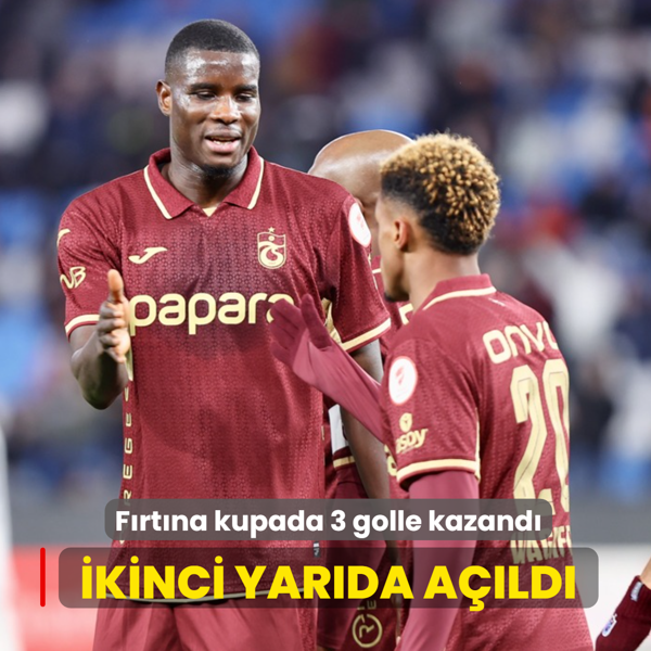 �kinci yar�da a��ld�! F�rt�na kupada 3 golle kazand�