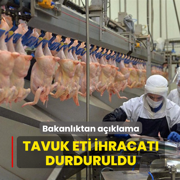 Tavuk eti ihracat� durduruldu... Bakanl�ktan a��klama
