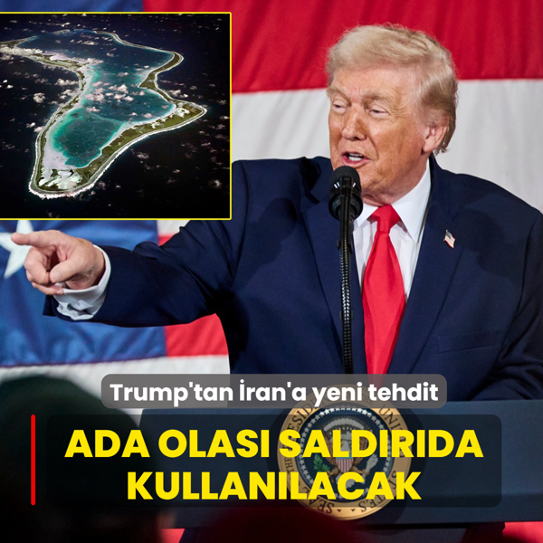 Trump'tan �ran'a yeni tehdit... Ada olas� sald�r�da kullan�lacak