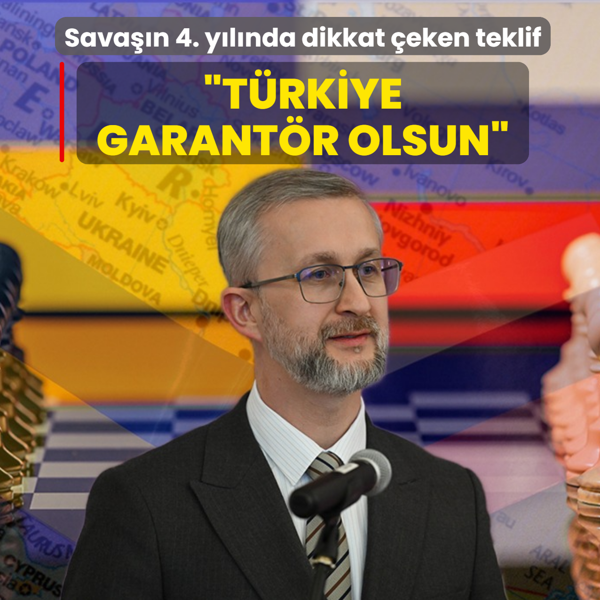 Sava��n 4. y�l�nda dikkat �eken teklif: T�rkiye garant�r olsun