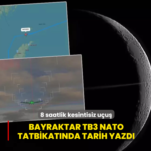 Bayraktar TB3 NATO tatbikat�nda tarih yazd�... 8 saatlik kesintisiz u�u�
