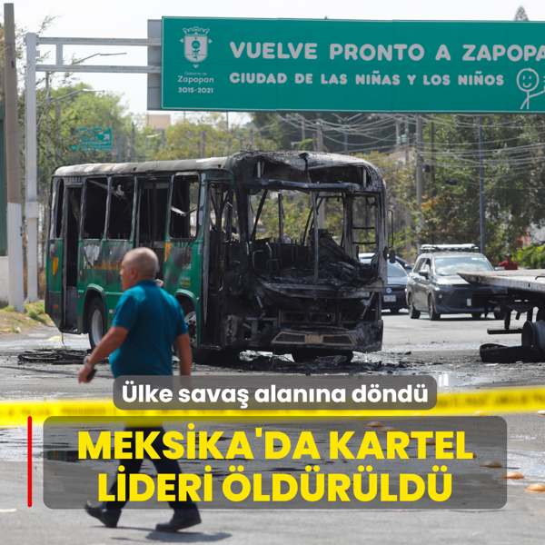 Meksika'da kartel lideri �ld�r�ld�... �lke sava� alan�na d�nd�