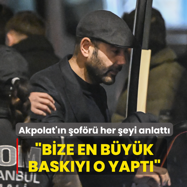 R�za Akpolat'�n �of�r� her �eyi anlatt�: Bize en b�y�k bask�y� o yapt�