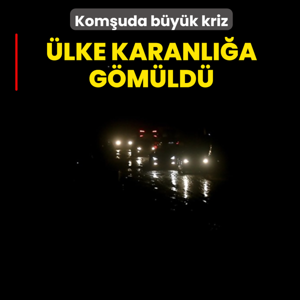 Irak'ta b�y�k kriz! �lke karanl��a g�m�ld�