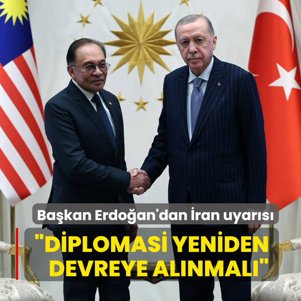 Ba�kan Erdo�an'dan �ran uyar�s�: Diplomasi yeniden devreye al�nmal�