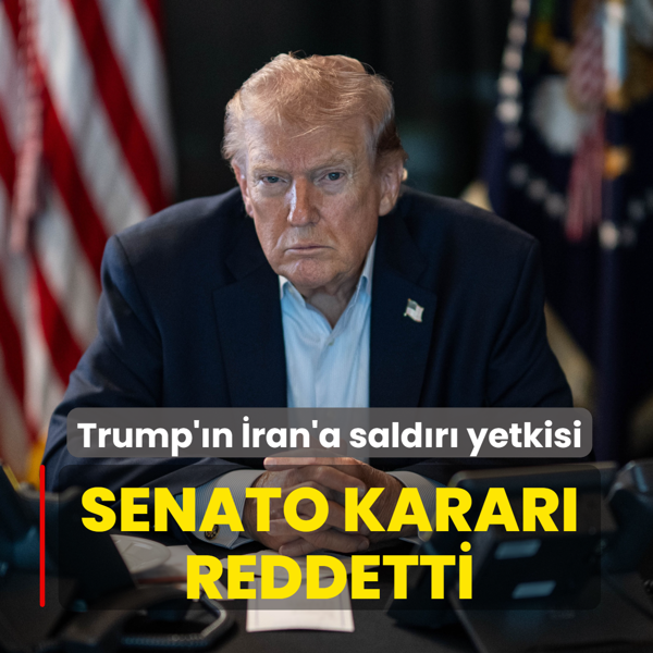 Trump'�n �ran'a sald�r� yetkisi... Senato karar� reddetti
