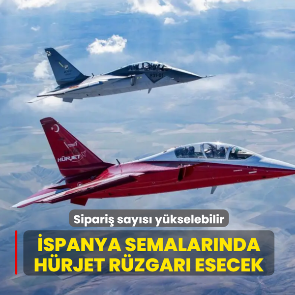 �spanya semalar�nda H�RJET r�zgar� esecek... Sipari� say�s� y�kselebilir