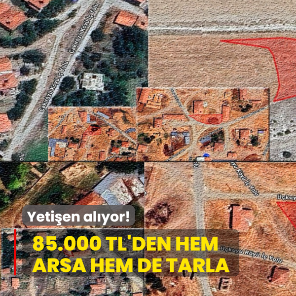 Milli Emlak'tan 85.000 TL'ye hem arsa hem tarla: Yeti�en al�yor! �ok say�da ta��nmaz sat�lacak