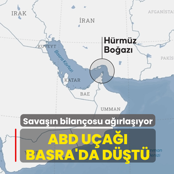 Sava��n bilan�osu a��rla��yor... ABD u�a�� Basra'da d��t�