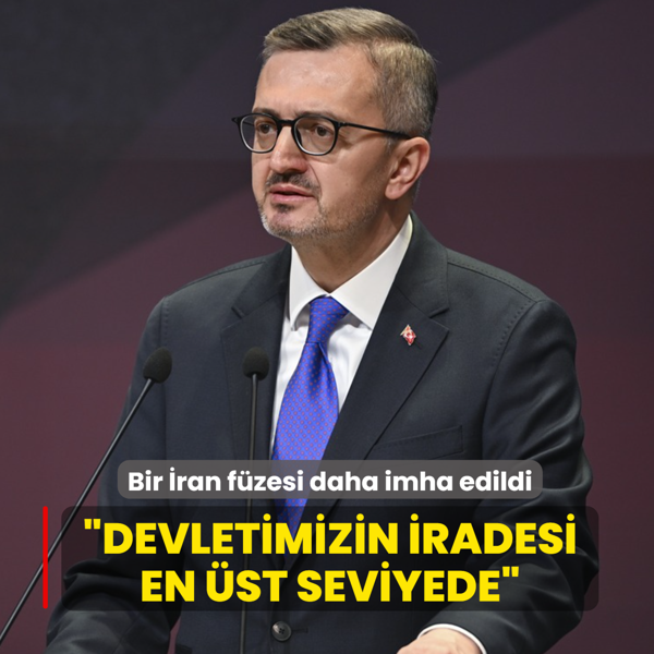 Bir �ran f�zesi daha imha edildi... �leti�im Ba�kan� Duran: Devletimizin iradesi en �st seviyede