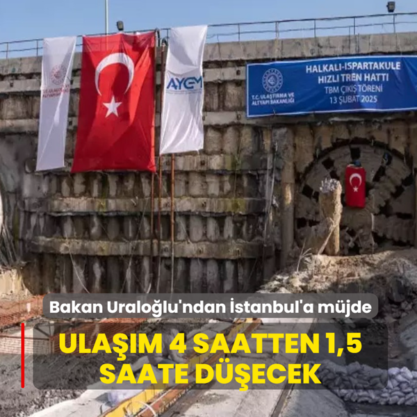 �stanbul'un rayl� sistem a��na b�y�k hamle! Ula��m 4 saatten 1,5 saate d��ecek