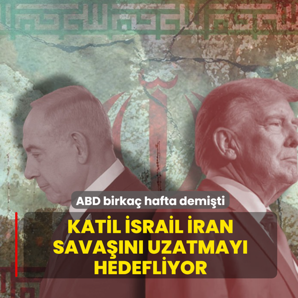 ABD birka� hafta demi�ti... Katil �srail �ran sava��n� uzatmay� hedefliyor