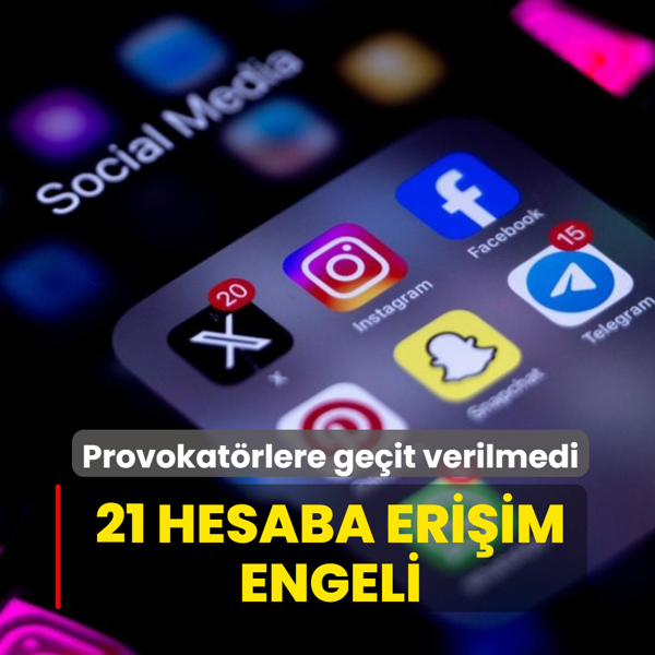 Provokat�rlere ge�it verilmedi! T�rkiye'de 21 hesaba eri�im engeli