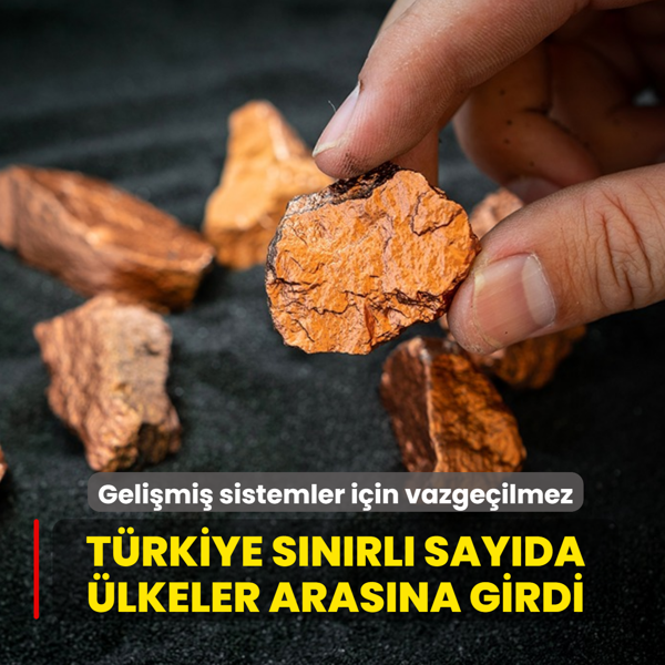 Geli�mi� sistemler i�in vazge�ilmez! T�rkiye s�n�rl� say�da �lkeler aras�na girdi