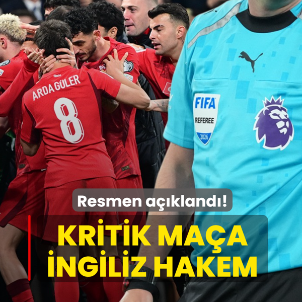 Resmen a��kland�! Kritik ma�a �ngiliz hakem