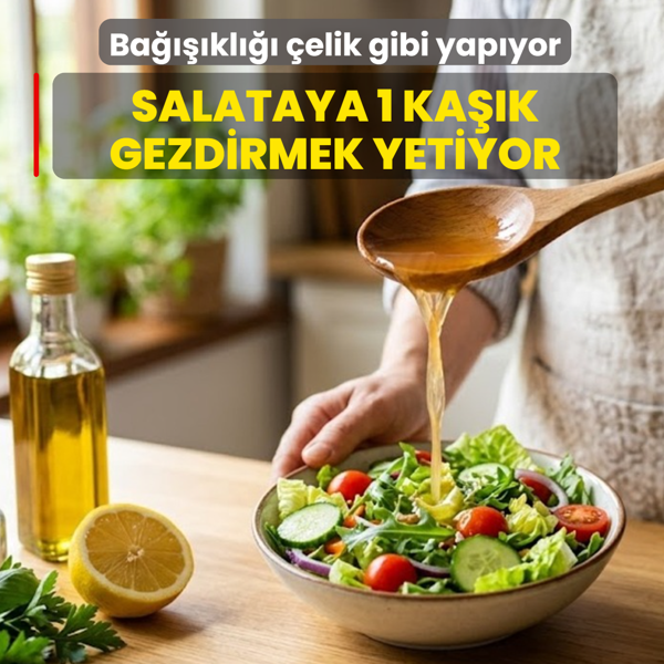 Salataya 1 ka��k gezdirmek yetiyor: Ba����kl��� �elik gibi yap�yor, ba��rsaklar harekete ge�iyor!