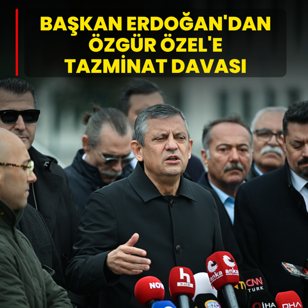 Ba�kan Erdo�an'dan �zg�r �zel'e tazminat davas�