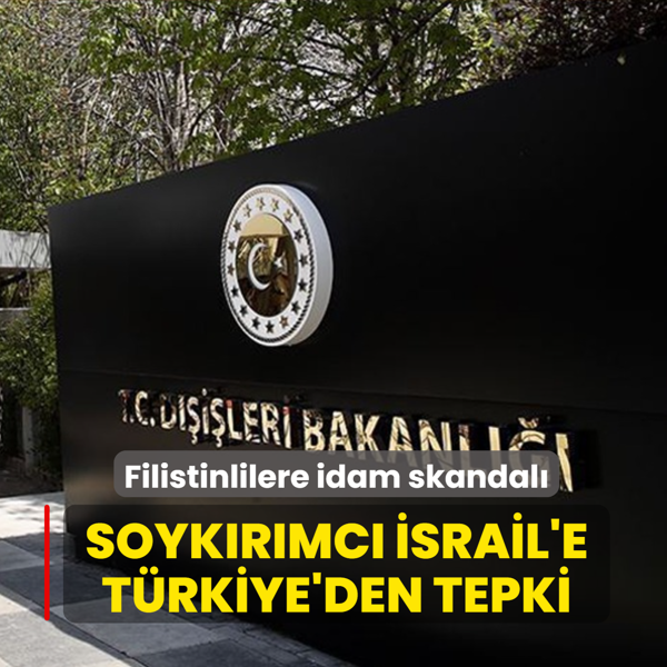 Filistinlilere idam skandal�... T�rkiye'den soyk�r�mc� �srail'e tepki