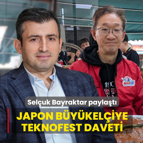 Sel�uk Bayraktar'dan Japon B�y�kel�i Tamura'ya davet: TEKNOFEST Japonya'y� da konu�uruz