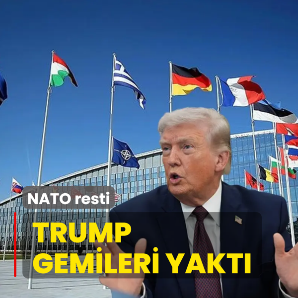 Trump gemileri yakt�! NATO resti