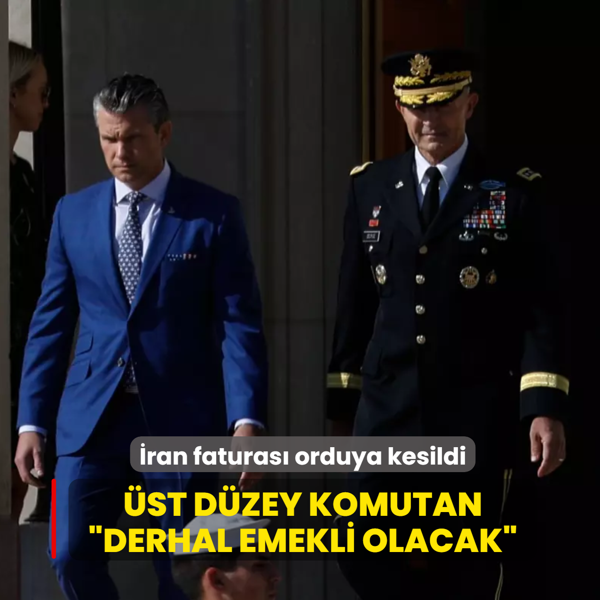 �ran faturas� orduya kesildi... �st d�zey komutan �derhal emekli olacak�