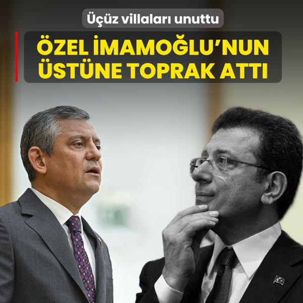 ���z villalar� unuttu! �zel, �mamo�lu'nun �st�ne toprak att�