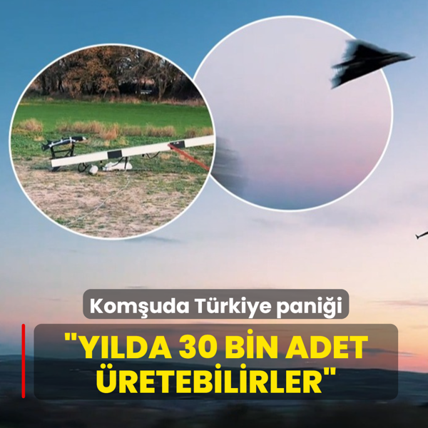 T�rkiye'nin yeni insans�z silah� g�ndem oldu! Kom�uda b�y�k panik: Y�lda 30 bin adet �retebilirler