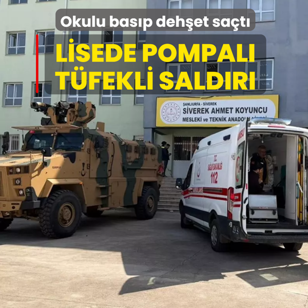 Ders esnas�nda deh�et anlar�! Lisede silahl� sald�r�