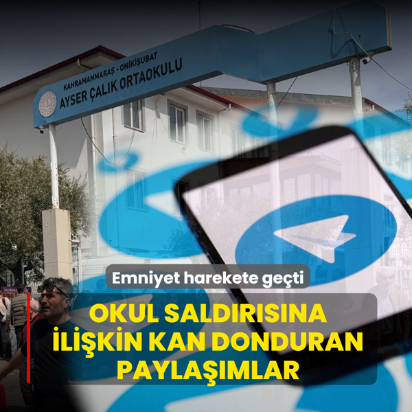 Okul sald�r�s�n�n ard�ndan kan donduran payla��mlar... Emniyet harekete ge�ti