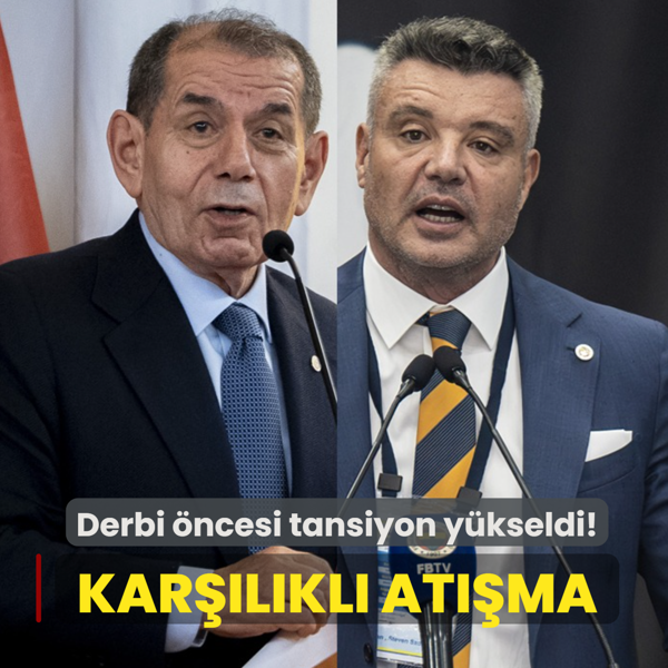 Derbi �ncesi tansiyon y�kseldi! Galatasaray ve Fenerbah�e sosyal medyada at��t�