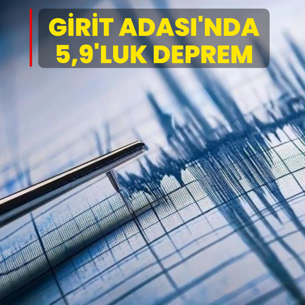 Girit Adas�'nda 5,9'luk deprem