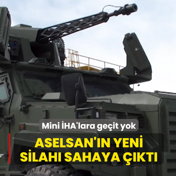 Mini �HA'lara ge�it yok! ASELSAN'�n yeni silah� sahaya ��kt�: Hedefi par�ac�k bulutuyla etkisiz hale getiriyor