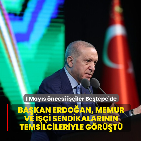 1 May�s �ncesi i��iler Be�tepe'de! Ba�kan Erdo�an: Madencilerin sorununun ��z�m�ne katk� sa�lad�k