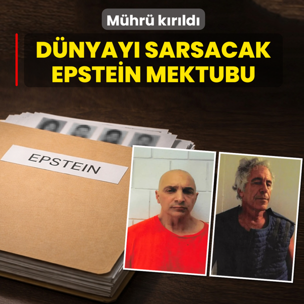 D�nyay� sarsacak Epstein mektubu! M�hr� k�r�ld�