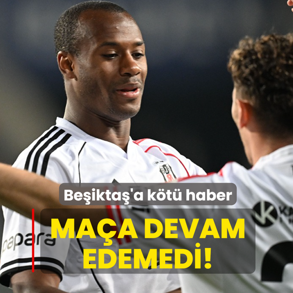 Ma�a devam edemedi! Be�ikta�'a k�t� haber