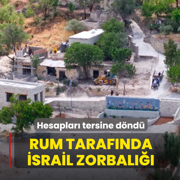 Hesaplar� tersine d�nd�! Rum taraf�nda �srail zorbal���