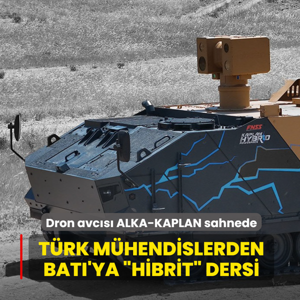 ALKA-KAPLAN, dronlar� havada yakarak imha ediyor