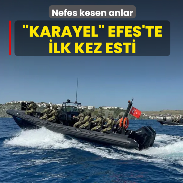 �Karayel� EFES'te ilk kez esti! Nefes kesen anlar