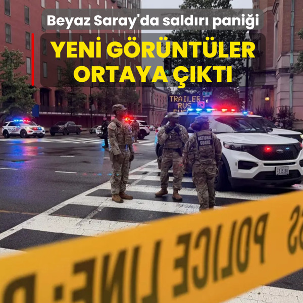 Beyaz Saray'da sald�r� pani�i! Yeni g�r�nt�ler ortaya ��kt�