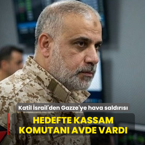 Katil �srail Gazze'ye hava sald�r�s� d�zenledi... Kassam komutan� Avde'ye suikast