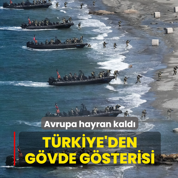 Avrupa hayran kald�: T�rkiye'den g�vde g�sterisi