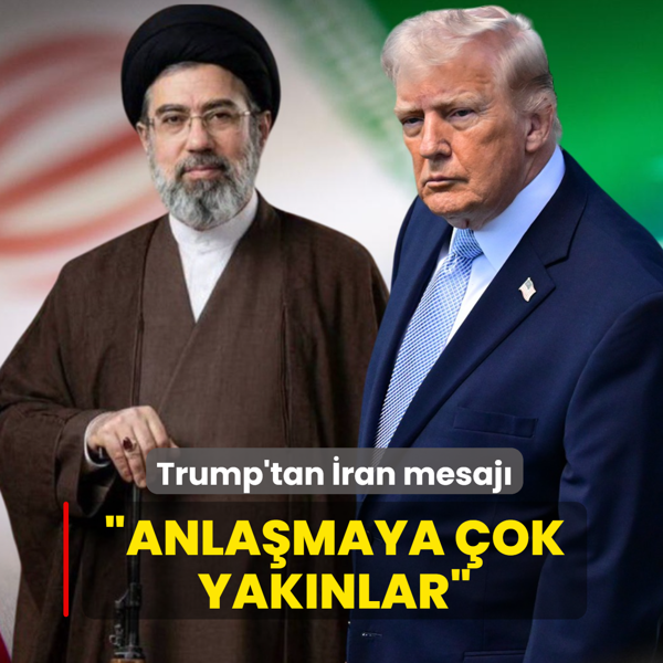 Trump'tan �ran mesaj�... �Anla�maya �ok yak�nlar�